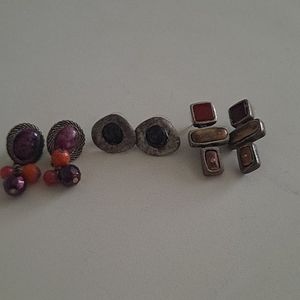 3 pairs of Chico's  earrings